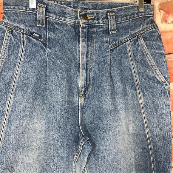 Vintage Jeans Vintage Jeans Pleated Lee Denim 6 Z Cavaricci Style